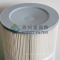 FORST ISO9001 Polyester Cylindrical Replacing Filter Cartridge